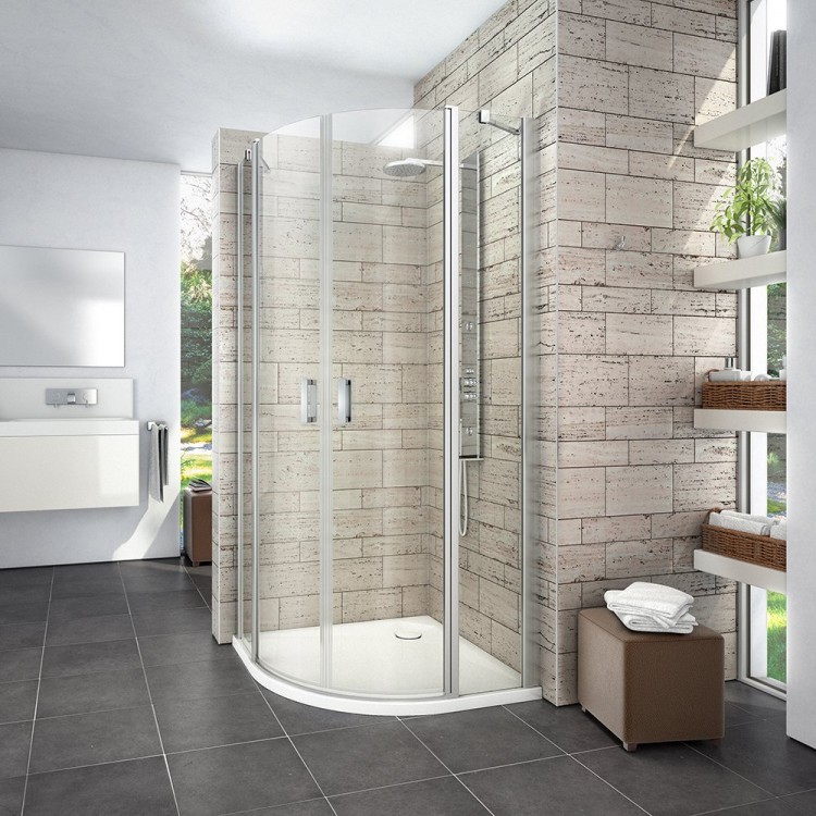 Dušas stūris pusapaļš Roth LYR4 100x100cm