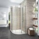 Dušas stūris pusapaļš Roth LYR4 100x100cm