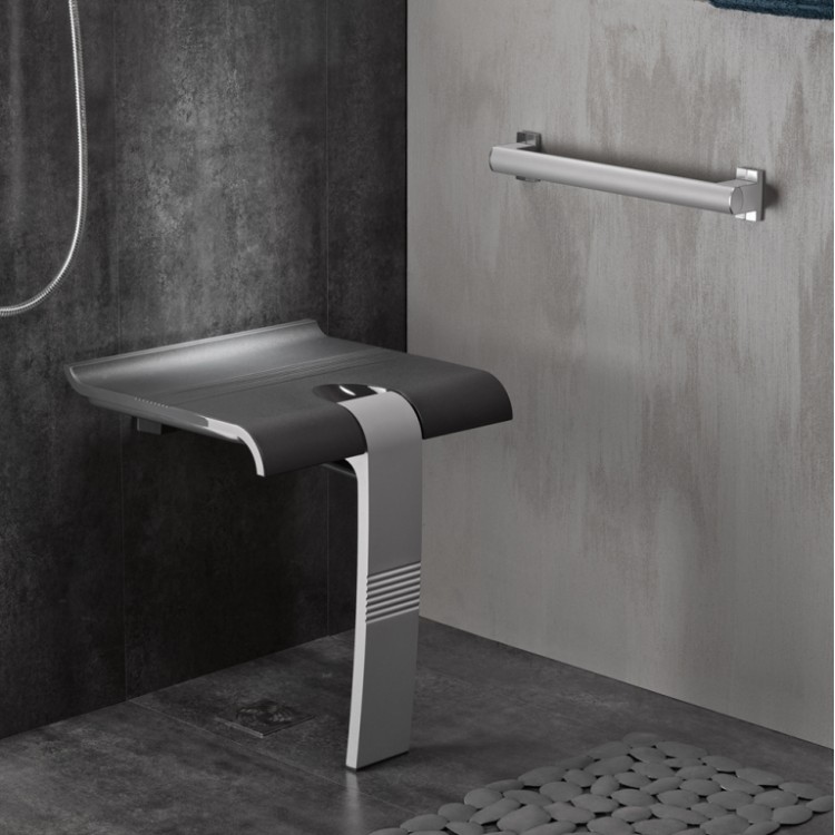 Dušas kabīnes sēdekli Roth Vinata Arsis, antracīts