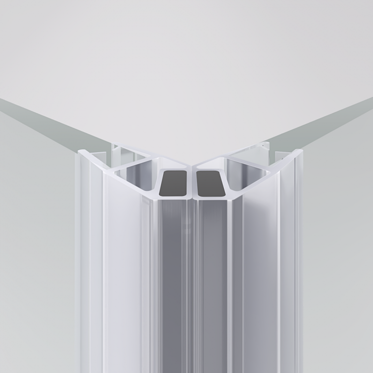 Dušas stūris kvadrātveida Rubineta RUB-111 90x90cm, 693006