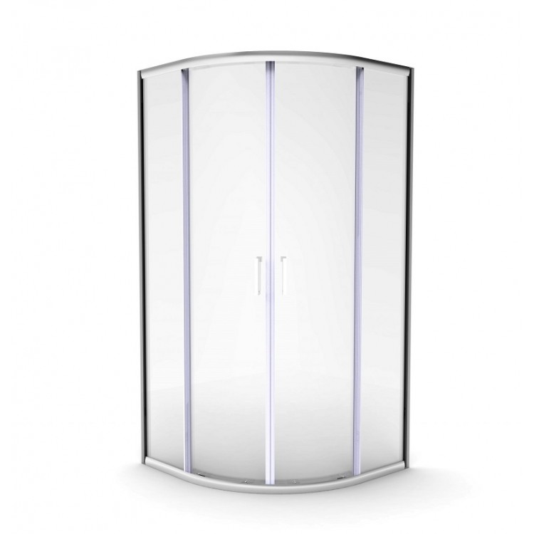 Dušas stūris pusapaļš Rubineta RUB-203 90x90cm, 693002