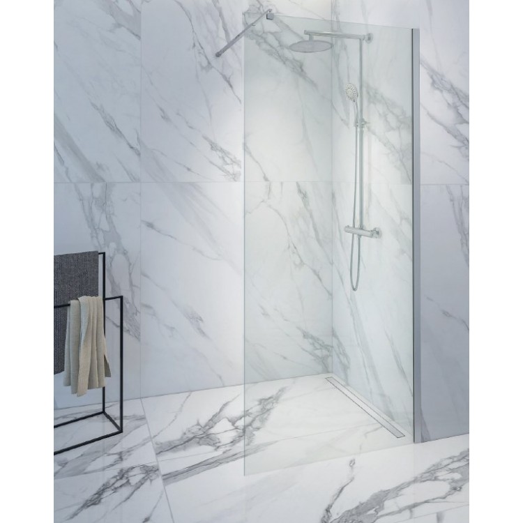 Dušas siena Rubineta Walk-In RUB-401 100cm