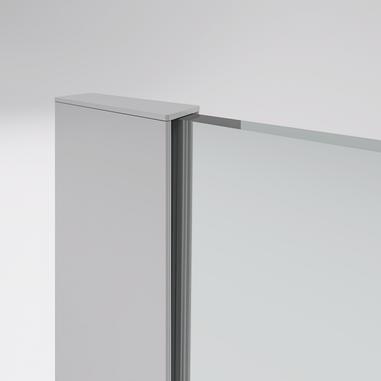 Dušas siena Rubineta Walk-In RUB-401 100cm