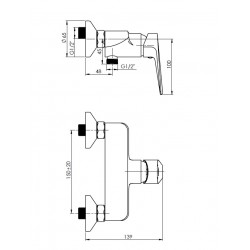 Dušas maisītājs Rubineta Deli-12K, 1705901