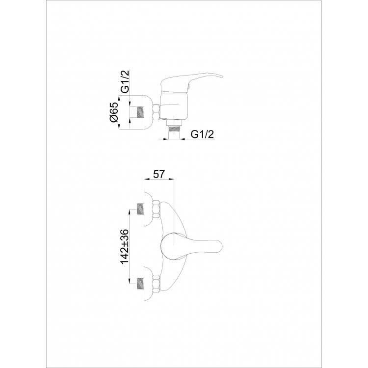 Dušas maisītājs Rubineta P-12 Star