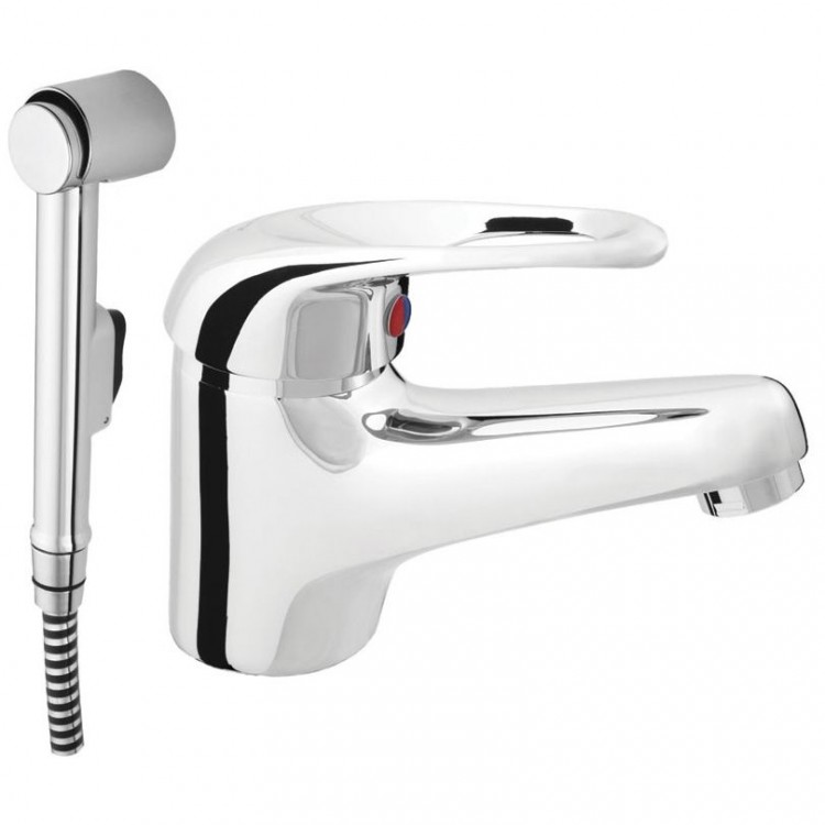 Izlietnes maisītājs ar bidetta rokas dušu Rubineta P-17 Star