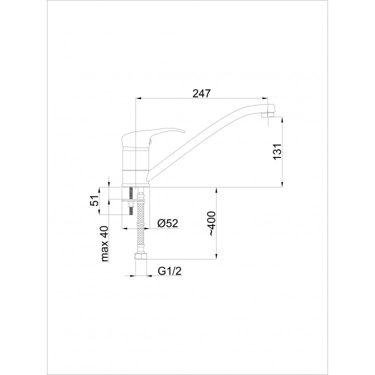 Virtuves izlietnes maisītājs Rubineta, P-20 Star