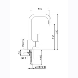 Virtuves izlietnes maisītājs Rubineta, Ultra-37