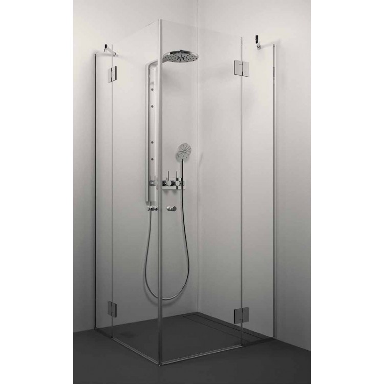Dušas stūris kvadrātveida Stikla Serviss ANGELINA 110x110cm
