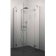 Dušas stūris kvadrātveida Stikla Serviss ANGELINA 110x110cm