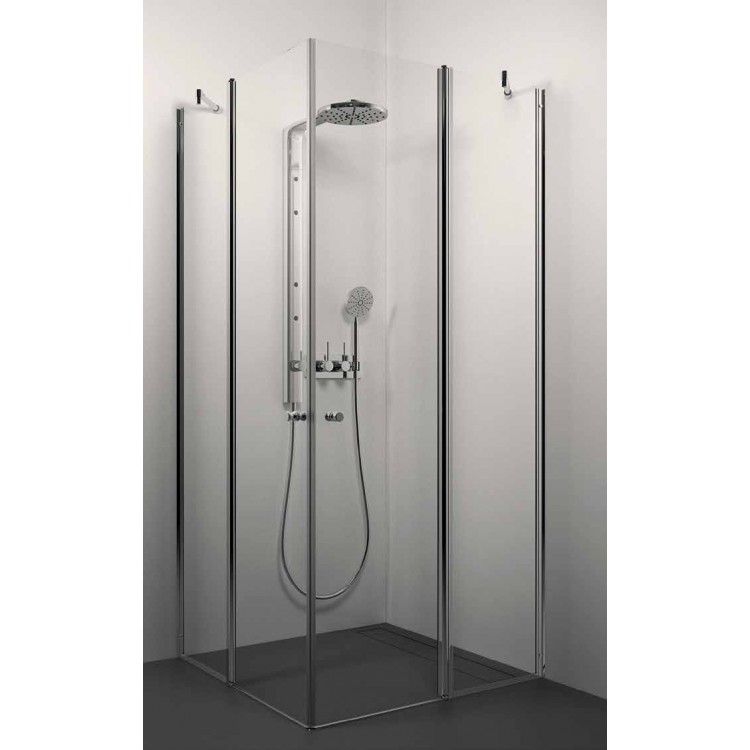 Dušas stūris kvadrātveida Stikla Serviss ANNA 120x120cm