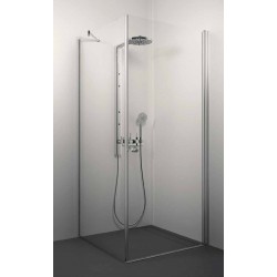 Dušas stūris kvadrātveida Stikla Serviss FASCINO 70x70cm