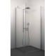 Dušas stūris kvadrātveida Stikla Serviss FASCINO 70x70cm