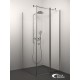 Dušas stūris kvadrātveida Stikla Serviss LAURA 110x110cm
