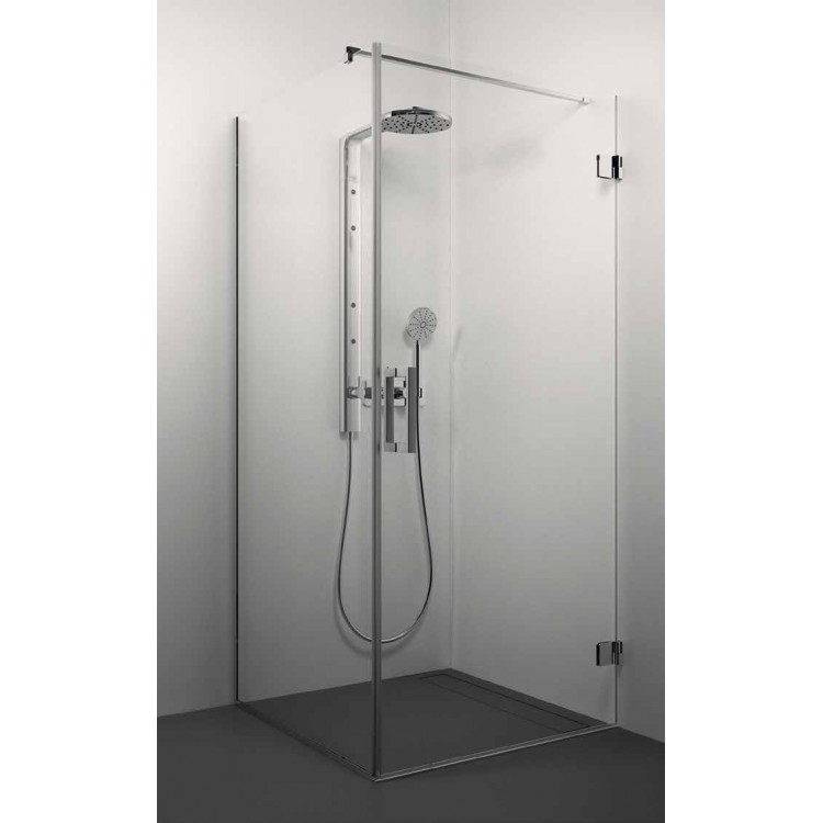 Dušas stūris kvadrātveida Stikla Serviss MONIKA 70x70cm