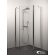Dušas stūris piecstūru Stikla Serviss SIMONA 110x110cm