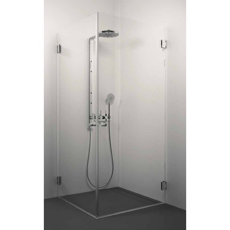 Dušas stūris kvadrātveida Stikla Serviss SOFIA 70x70cm
