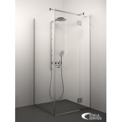 Dušas stūris kvadrātveida Stikla Serviss VERONICA 100x100cm