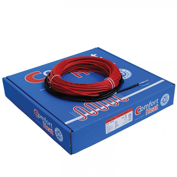 Elektriskais apsildes kabelis Comfort Heat СTAV-10/70, 70m, 750W
