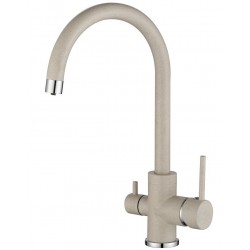 Virtuves izlietnes maisītājs dzeramajam ūdenim Helika Sabiaduo, granīta 2963-111