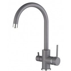 Virtuves izlietnes maisītājs dzeramajam ūdenim Helika Sabiaduo, granīta 2963-202