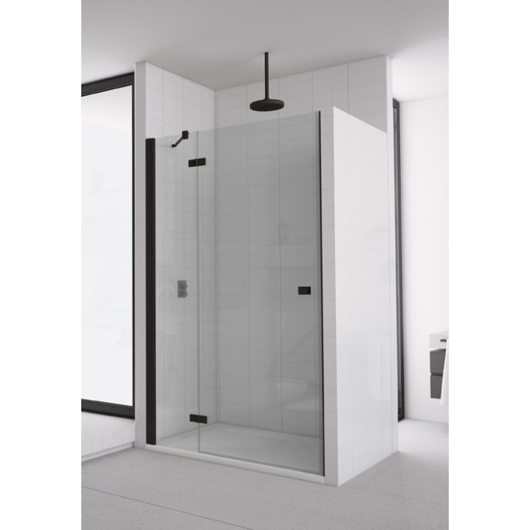 Dušas durvis SanSwiss ANNEA BLACK AN13G 120 cm