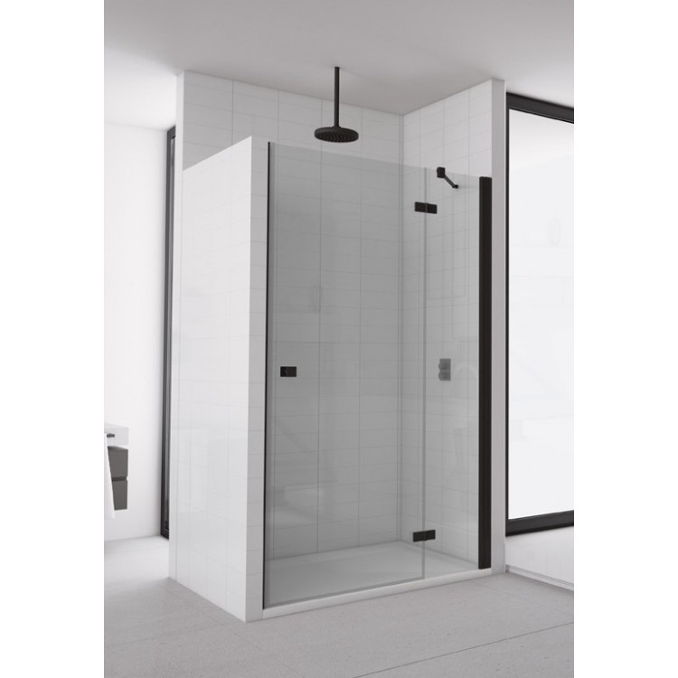 Dušas durvis SanSwiss ANNEA BLACK AN13D 120 cm