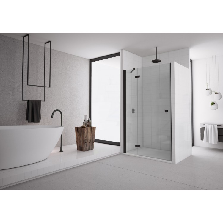 Dušas durvis SanSwiss ANNEA BLACK AN13G 120 cm