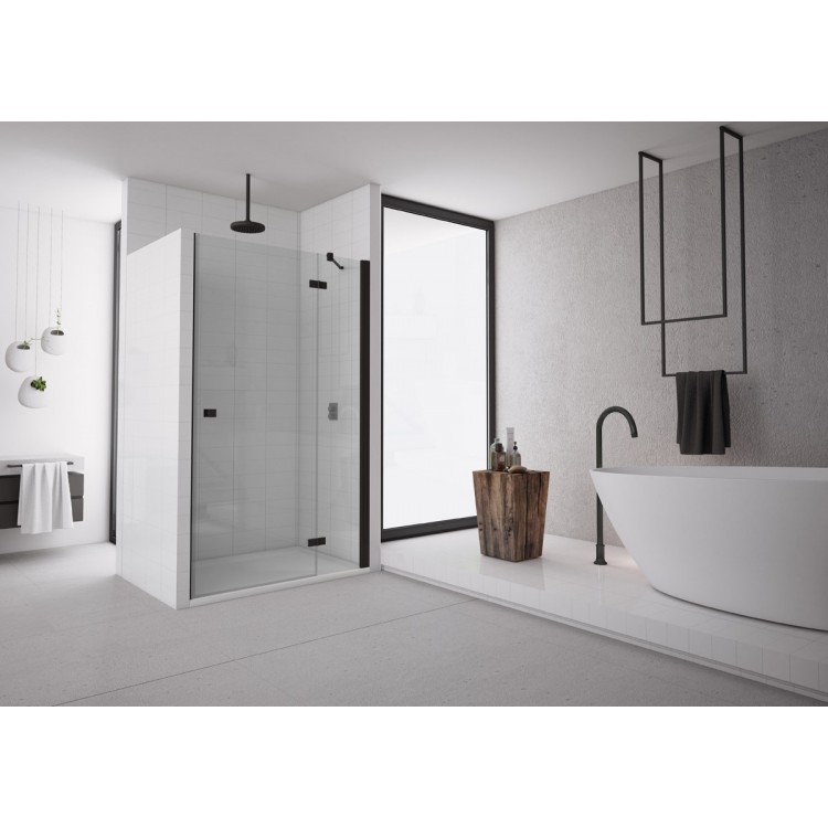 Dušas durvis SanSwiss ANNEA BLACK AN13D 120 cm