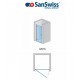 Dušas durvis SanSwiss ANNEA AN1C D 100 cm