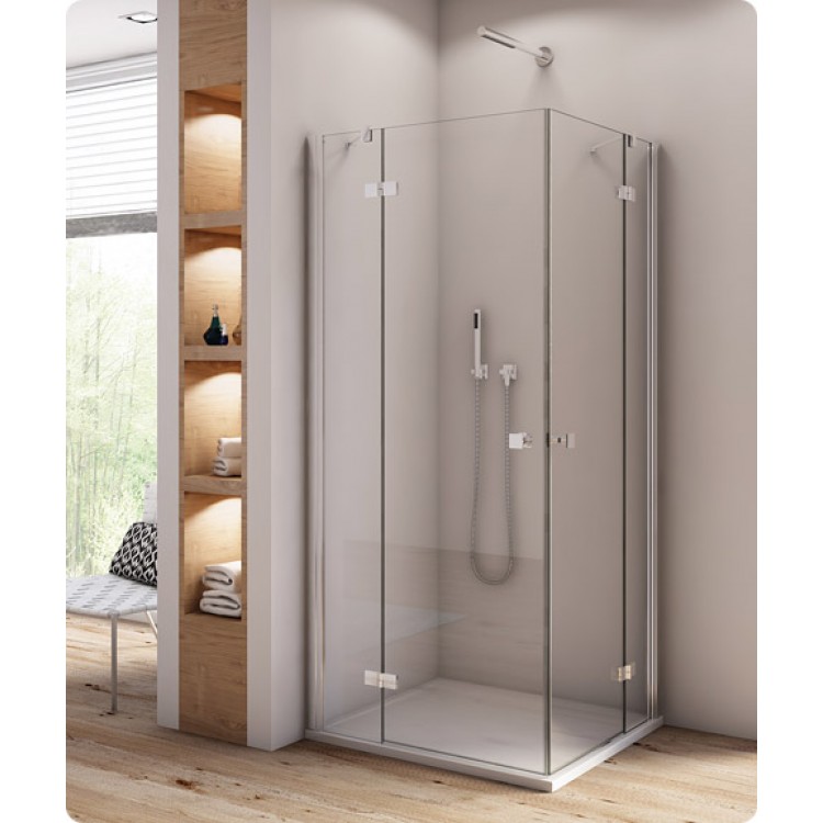 Dušas stūris kvadrātveida SanSwiss ANNEA AN13 G/D 90x90cm