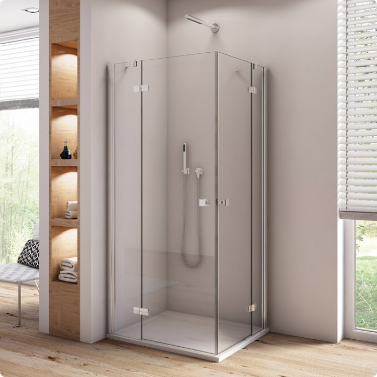Dušas stūris kvadrātveida SanSwiss ANNEA AN13 G/D 90x90cm