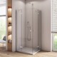 Dušas stūris kvadrātveida SanSwiss ANNEA AN13 G/D 90x90cm