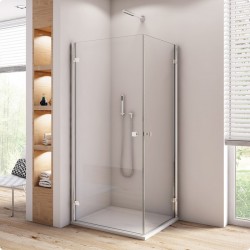 Dušas stūris kvadrātveida SanSwiss ANNEA AN1C G/D 90x90cm