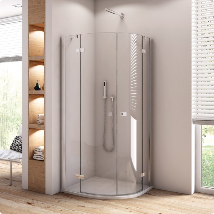 Dušas stūris pusapaļš SanSwiss ANNEA ANR 80x80cm