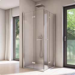 Dušas stūris kvadrātveida SanSwiss SOLINO SOLF1 G/D 75x75cm