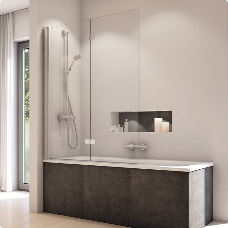 Vannas sieniņa SanSwiss SOLINO SOLB2G 1100mm