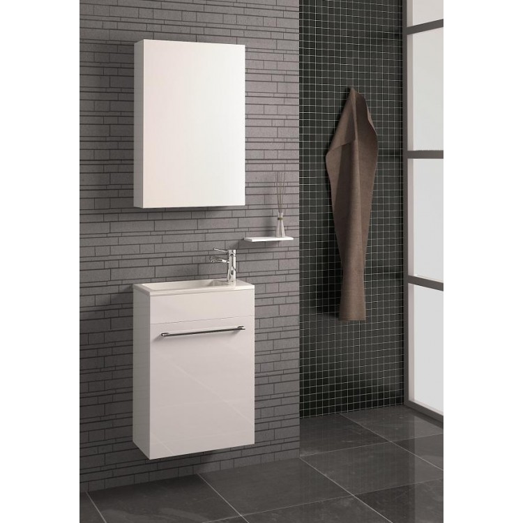 Vannas istabas skapītis ar spoguli Raguvos Baldai 48.2 cm, 1400211