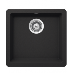 Virtuves izlietne Schock QUADRO N-100S, 45x43cm Onyx