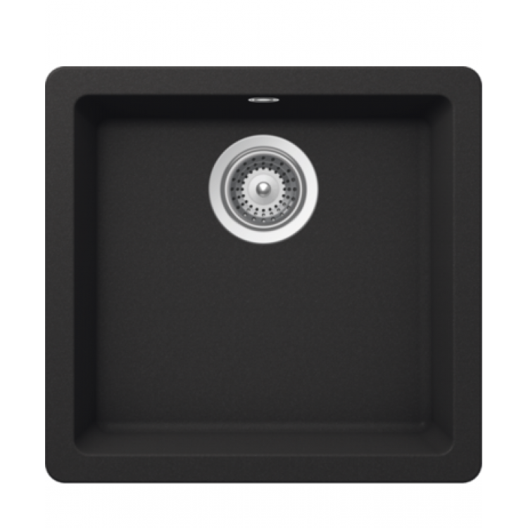 Virtuves izlietne Schock QUADRO N-100S, 45x43cm Onyx