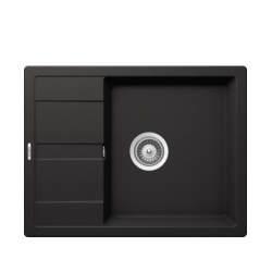 Virtuves izlietne Schock RONDA D-100L 65x50cm Nero