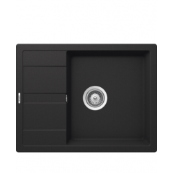 Virtuves izlietne Schock RONDA D-100L, 65x50cm Onyx