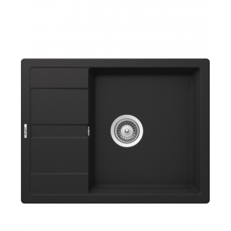 Virtuves izlietne Schock RONDA D-100L, 65x50cm Onyx