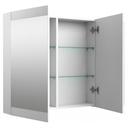 Vannas istabas skapītis ar spoguli SERENA Retro 80 cm, 1300511