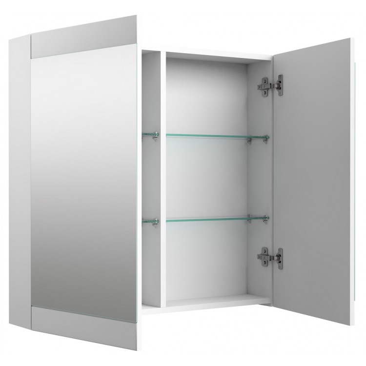 Vannas istabas skapītis ar spoguli SERENA Retro 80 cm, 1300511