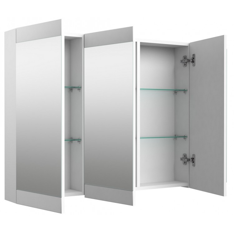 Vannas istabas skapītis ar spoguli SERENA Retro 100 cm, 1300711