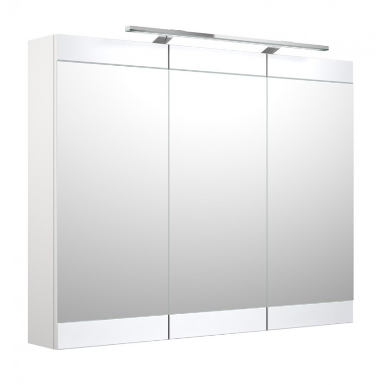 Vannas istabas skapītis ar spoguli SERENA Retro 100 cm LED 1302711