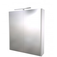 Vannas istabas skapītis ar spoguli un LED apgaismojumu Raguvos Baldai 58.2 cm, 1402311