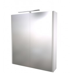 Vannas istabas skapītis ar spoguli un LED apgaismojumu Raguvos Baldai 58.2 cm, 1402311