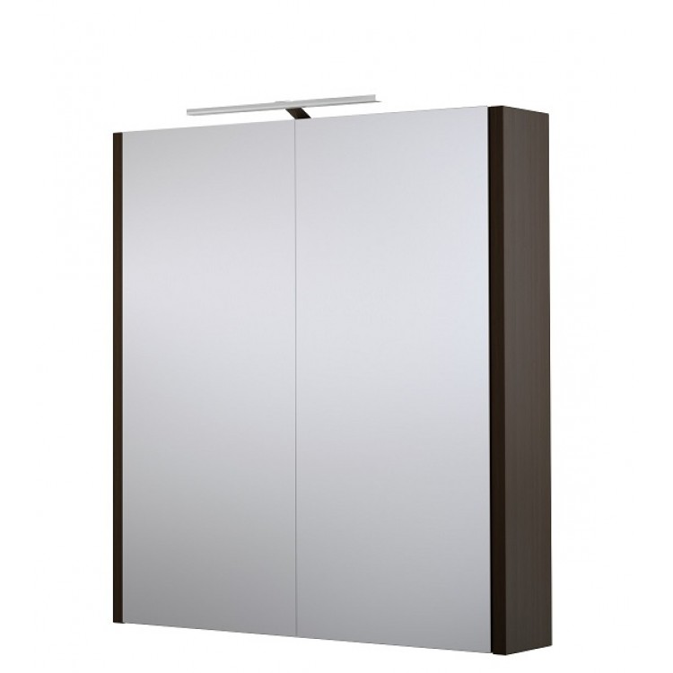 Vannas istabas skapītis ar spoguli un LED apgaismojumu Raguvos Baldai 58.2 cm, 1402301